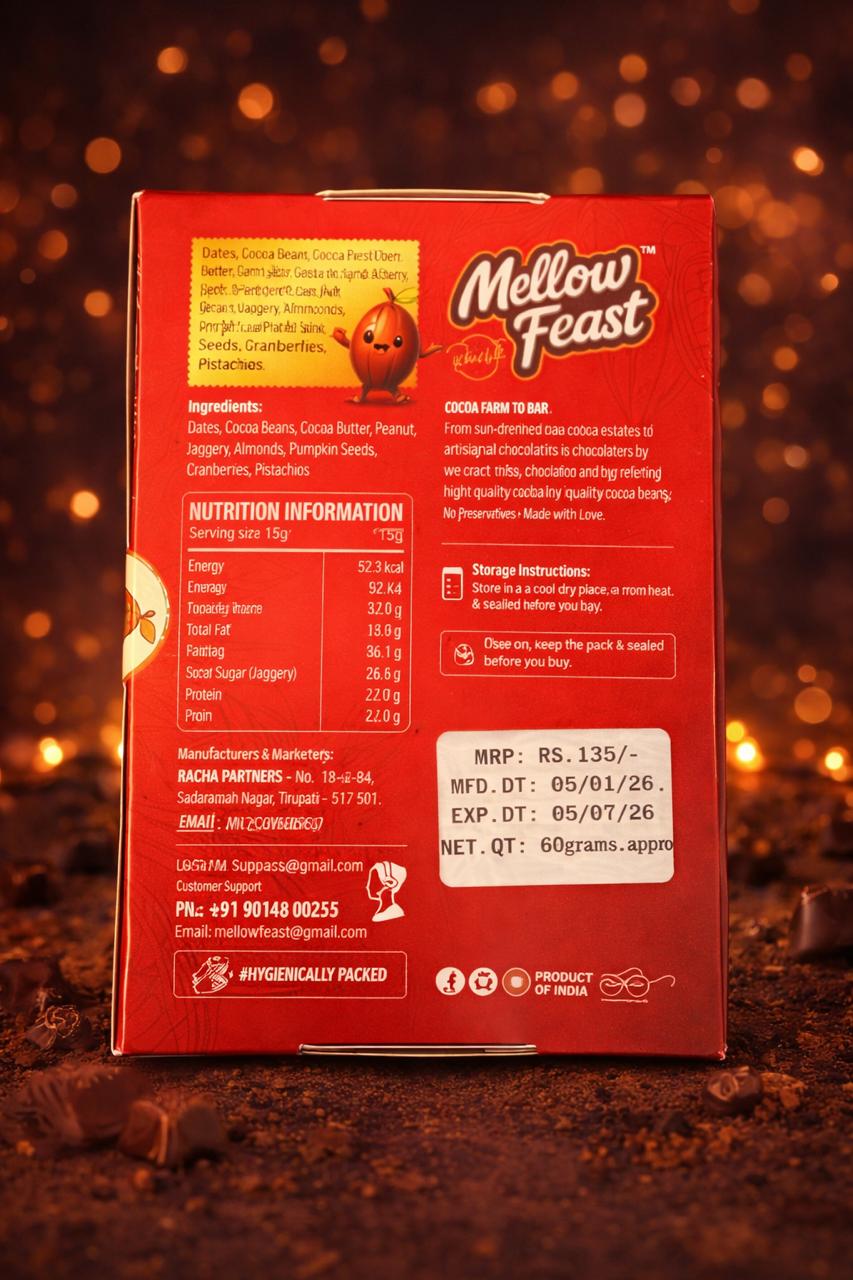 Mellow Feast Chocolates- Assorted with Nuts & Dry Fruits